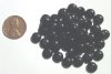 50 3x8mm Black Rondelle Beads